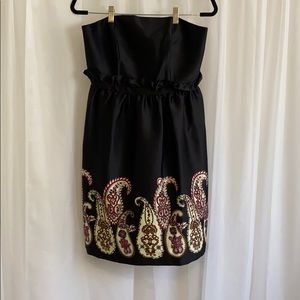 Kensie Strapless Printed Formal Dress
